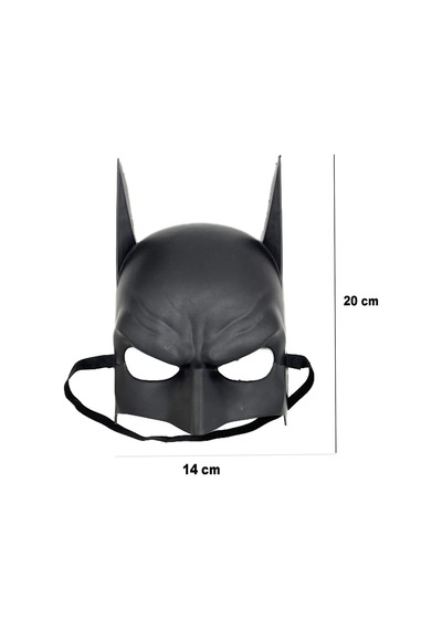 Siyah Çocuk Batman Maskesi Lastikli Diğer