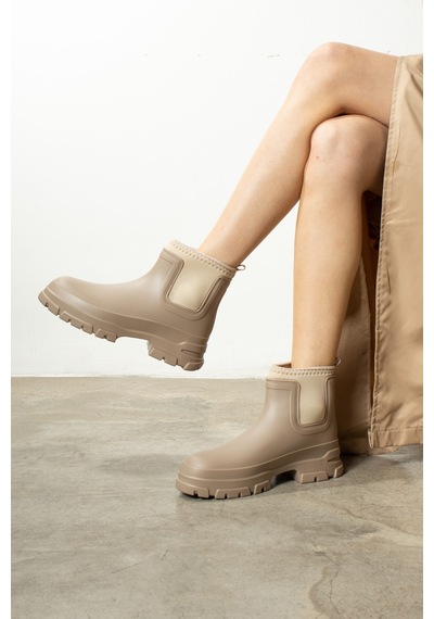 Wolk Shoes Yummy Yagmur Botu Su Almaz Bej - 624437130 Bej