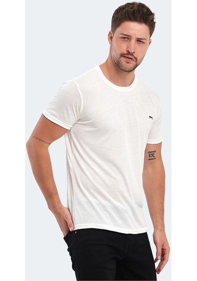 Slazenger KOBINA I Erkek  Beyaz Tişört