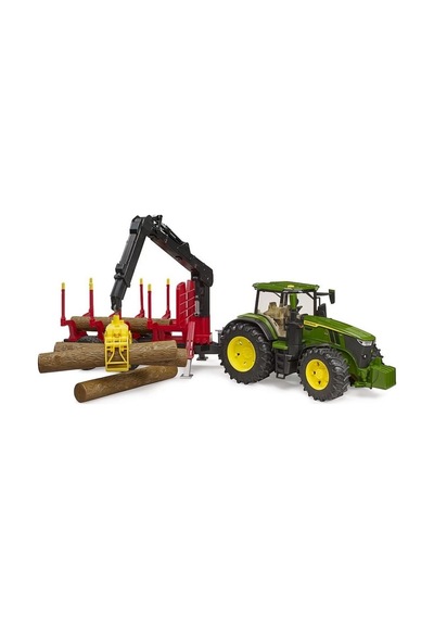 John Deere 7r 350 Traktör& Kütük Taşıyan Römork Br03154