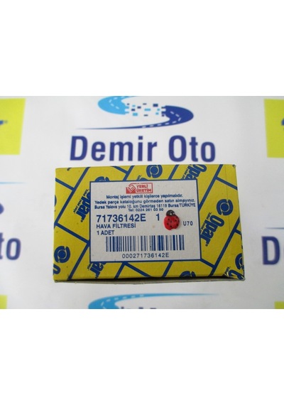 71736142E Hava Filtresi Uno 70 OPAR