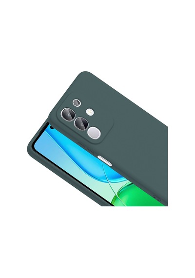 Kilifone - Vivo Y29 4g Uyumlu Kılıf Esnek Koruyucu Mara Lansman Kapak - Lacivert - T37824