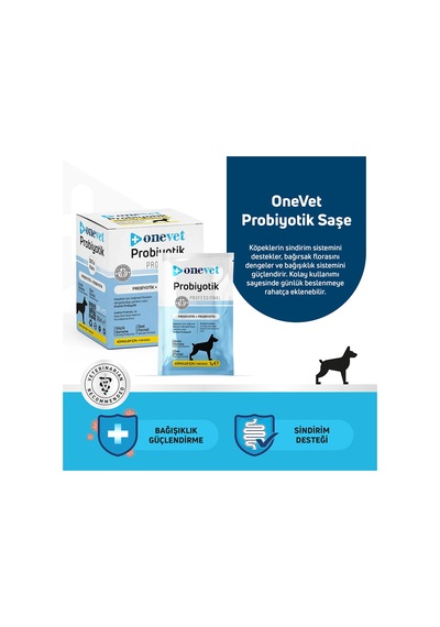 Onevet Probiyotik Şase Köpekler Için Sindirmeye Yardımcı Takviye Vitamini 30 Adet 1 Gr