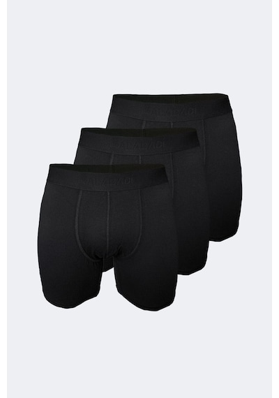 Malabadi Erkek Siyah 3 Lü Paket Modal Uzun Boxer 010