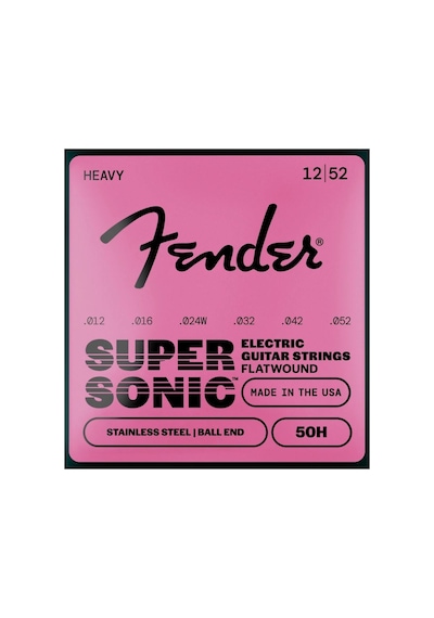 Fender Supersonic 50h Flatwound Stainless Steel 012-052 Gitar Teli