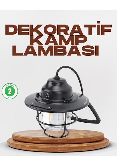 Uzun Ömürlü Bataryalı Outdoor Led Gece Lambası Çok Renkli
