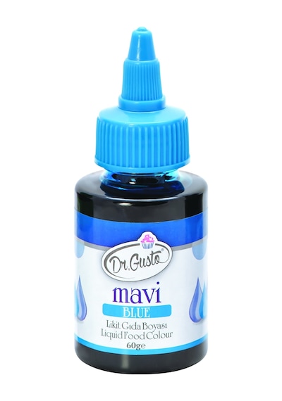 Dr. Gusto Likit Sıvı Gıda Boyası Mavi 60 G