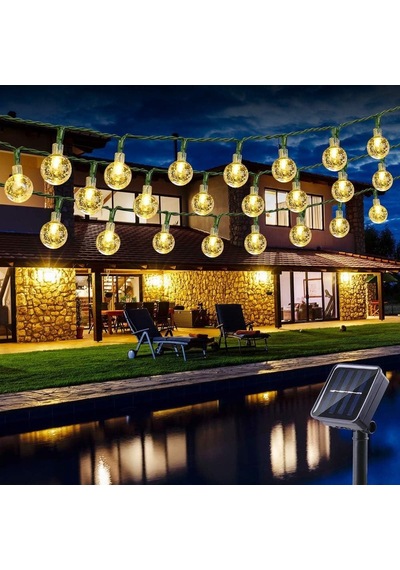 Mighty Solar Cam 7 M 50 Led Sarı Led Işık Güneş Enerjili Aydınlatma Lambası