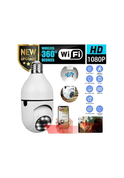 Wifi Panoramik Kamera 360 Derece Kablosuz Kamera 4887