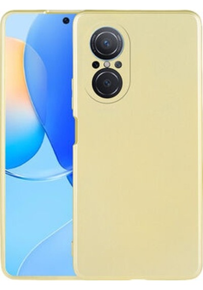 Huawei Nova 9 Se Kılıf Esnek Yapılı İnce Slim Silikon Kapak Ryc/premier Gold