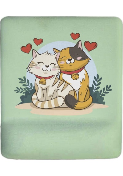 Cat Love Bilek Destekli Mouse Pad Mousepad