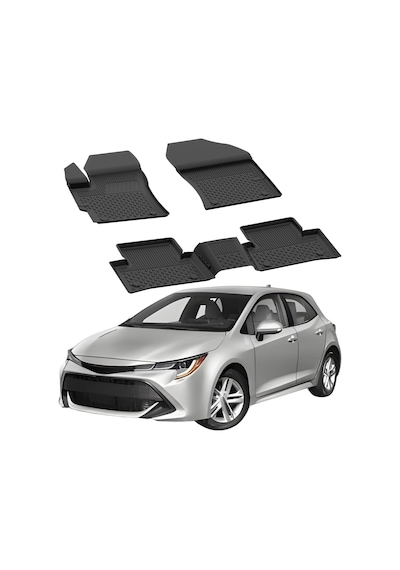 Toyota Corolla Hb 2018-2024 İle Uyumlu 4.5d Araç Paspası Araç Özel Havuzlu Oto Paspası