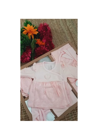 Caramell Barbosa 10'lu Hastane Çıkışı Kız Bebek Şık Model Pembe