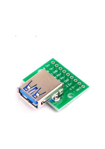 Wozlo Usb 3.0 A Dişi Dıp Dönüştürücü Adaptör Kartı 9 Pin 2.54mm Pcb Dönüştürücü - 2 Adet