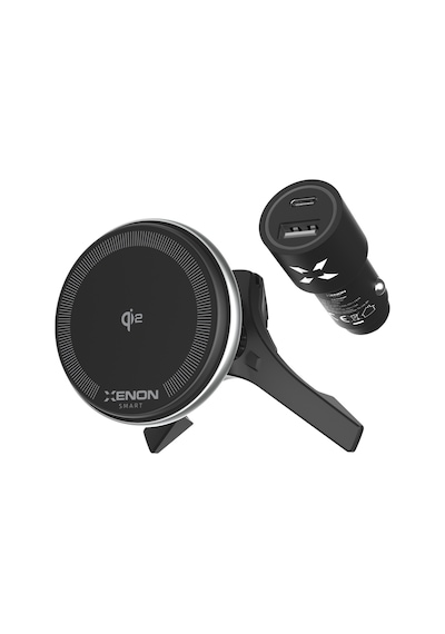 Xenon Smart Araç İçi Telefon Tutucu Qi2 Uyumlu Kablosuz Şarj Standı X6401