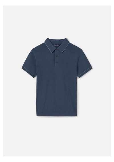 Erkek Çocuk Polo Yaka Tişört Lacivert 6129 Lacivert