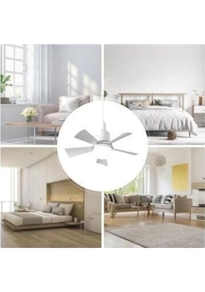 Cata Ct-1155 Karayel Fanlı 82 Watt Led Ampul Lamba Beyaz Işık Vantilatör Aydınlatma E27 3 Renk Dim Edilebilir