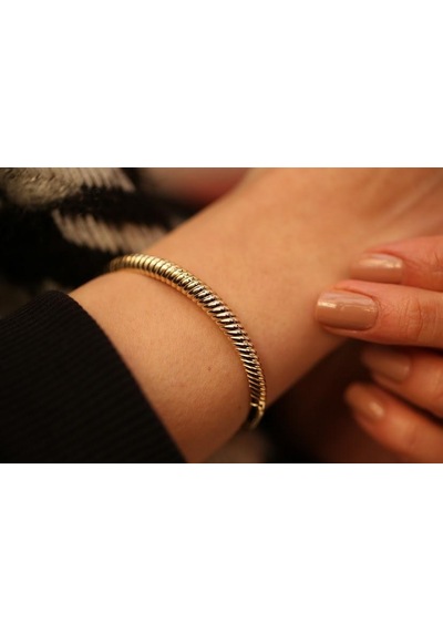 Reis Kuyumculuk T1671 Mon Cher Bangle Altın Bilezik