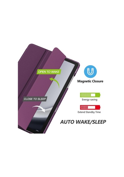 Samsung Uyumlu Galaxy Tab A11 Plus 11inç X230 Kılıf Pu Deri Smart Standlı Case Uyku Modlu X235 X236f