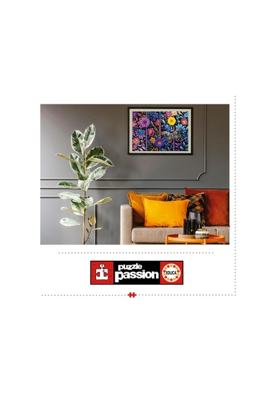 Educa 500 Parça Badda Çiçeğinin Açışı Puzzle - 19909 - Badda Bloom