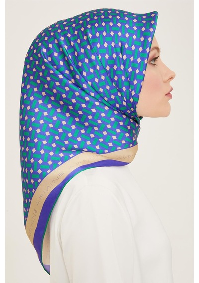 Armine Sura İpek Eşarp 24ya9151 80 - Desenli