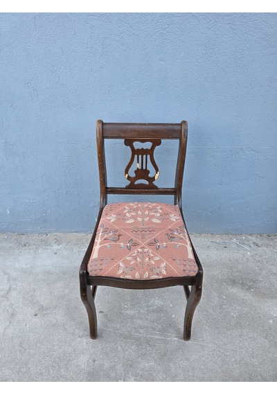 Vintage Masif Ahşap Yemek Sandalye 1 Adet Ac02 Çok Renkli