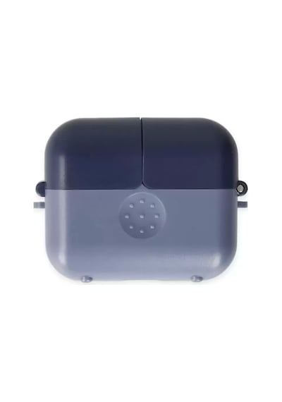 Newface Apple Airpods uyumlu3 3.nesil Basmalı Kılıf - Mavi-lacivert Çok Renkli