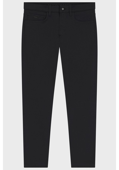 Boss Slim Fit Normal Bel Düz Paça Jeans Erkek Kot Pantolon 50556583 001 Siyah