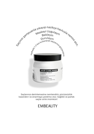 Tr Besleyici Onarıcı Keratin Etkili Yoğun Saç Bakım Maskesi 500 Ml