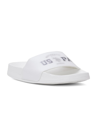 U.s. Polo Assn. 101984308 5m Arwen 5fx Kadın Düz Terlik Beyaz Beyaz