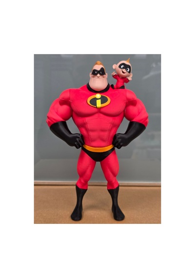 Mr.incredıble Figür 20 Cm-3d Baskı-kolleksiyonluk Biblo