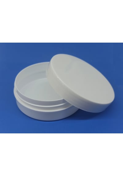 100 Adet YasıBeyaz 150 ML Boş Kozmetik-Krem-Pomat Kutusu Kavanozu