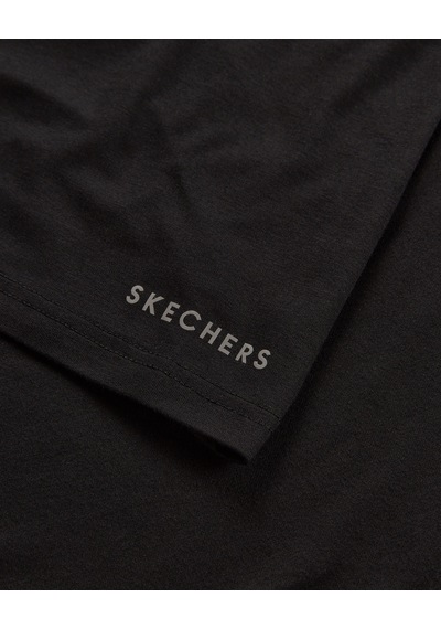 Skechers W Loose Fıt Soft Touch T-shirt Kadın Siyah S2620005-3817