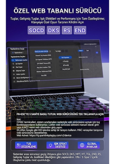 Ak820 V2 Pro 8k+8k Ekranlı Mekanik Oyun Klavyesi-10.000 Mah Batarya