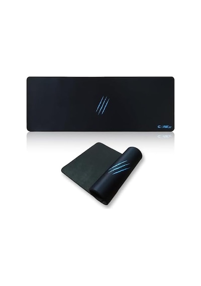 Soft 90x40cm Mikrofiber Yüzey - Kaydırmaz Kauçuk Zemin - 3mm Kalınlık - 360 Derece Dikiş - Kolay Temizlenebilir Xxl Mousepad