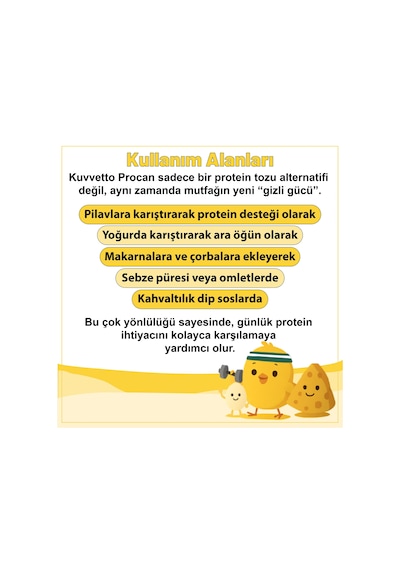 Kuvvetto Procan Yumurta Ve Peynir Tozu Karışımı 200 Gram