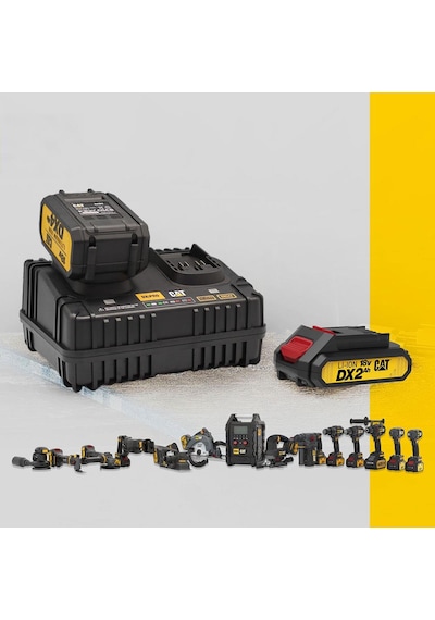 Cat Dxc42 18volt Li-ion One For All Profesyonel İkili Hızlı Akü Şarj Cihazı