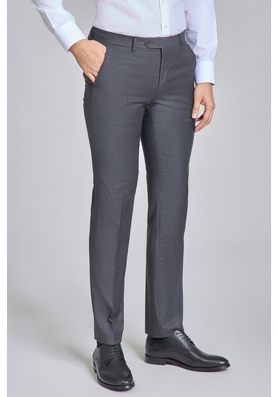 Bisse Erkek Dokuma Klasik Pantolon Füme Ppnk24knos001 D57 Füme