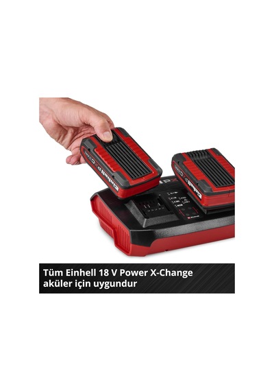 Einhell Şarj Cihazı Power X-change Çift Şarj Cihazı 4 Ah
