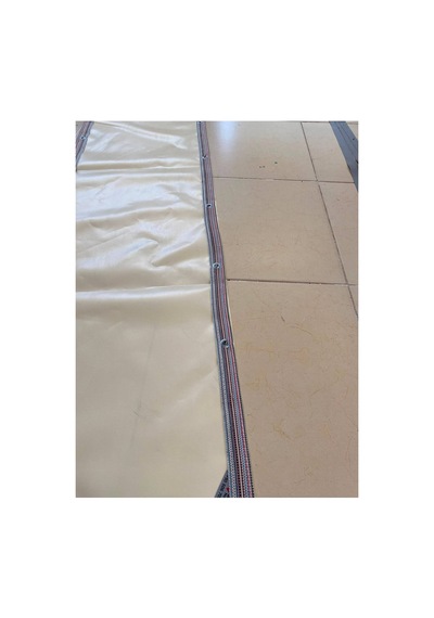 Krem Renkli Balkon Brandası - 650 Gr Pvc Polyester - Kuşgözlü Ve Kolon Takviyeli Balkon Demiri Brandası Krem Krem Renkli Balkon Brandası - 650 Gr Pvc Polyester - Kuşgözlü Ve Kolon Takviyeli Balkon Demiri Brandası Krem