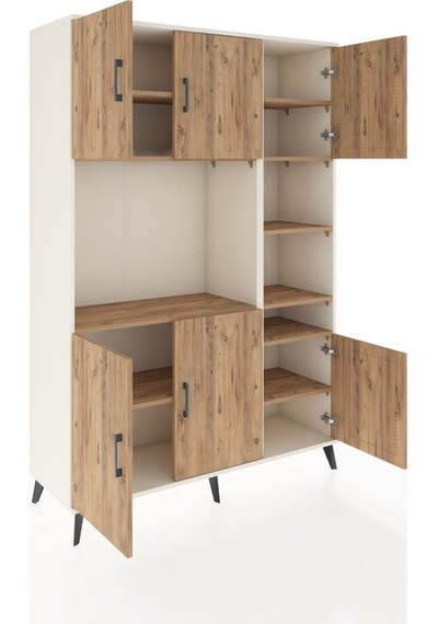 Hyperion Dolap 10 Raflı 6 Kapaklı 132x44x195 Aytaşı-çam/çam Aytaşı Hyperion Dolap 10 Raflı 6 Kapaklı 132x44x195 Aytaşı-çam/çam Aytaşı