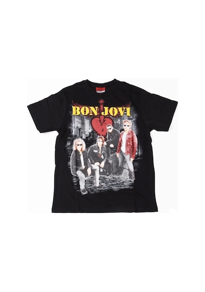 Bon Jovi No:1 Tişört Çok Renkli