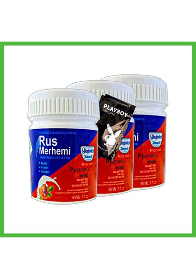 Vaveni Playboy Blue Tüylere Krem Rus Merhemi 3lü X 50 Ml + Yanında Jel Arz