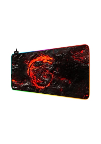 Digipod Rgb Oyuncu Mousepad Rgb 70 X 30 Gaming Oyuncu Mouse Pad Kaymaz Taban 4mm Dragon