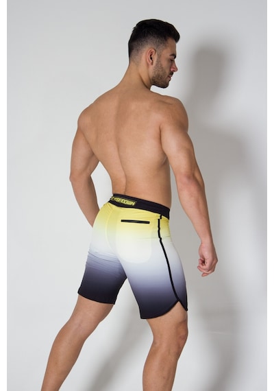 Pose I Down Aurora Black Npc Short Erkek Fizik Ve Deniz Şortu Sarı