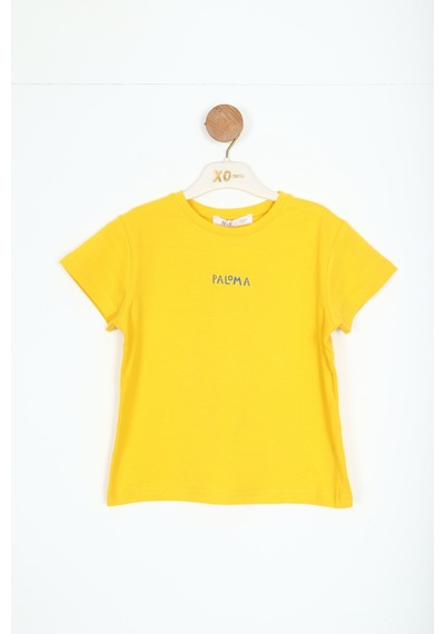 Xo Kids Kız Çocuk Tişort 4-8 Yaş 38557 Sarı