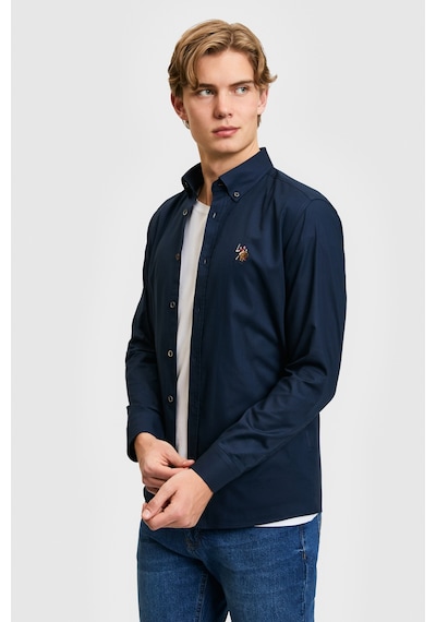 U.S. Polo Assn. U.s. Polo Assn. Erkek Lacivert Gömlek Basic 50322161-vr033