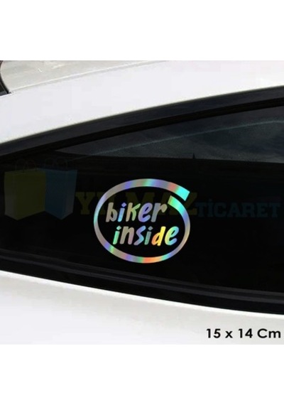 Biker İnside Motosiklet Yeni Süper Hologram Oto Sticker