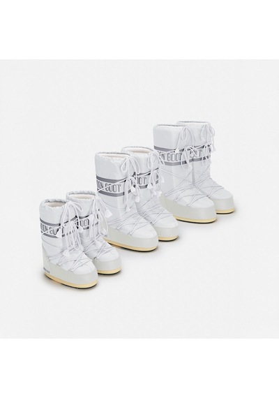 A001 White Bot Kar Kadın / Kız 80d1400440-a001 Moon Boot Icon Nylon White 23-34 Beyaz