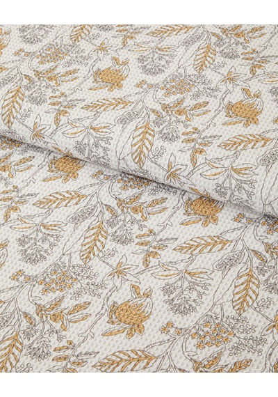 Bonnie Çift Kişilik Pike 200x220 Cm Sarı